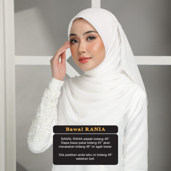 RANIA Bawal Voile Bride [45"] - Blue Ice - Image 2