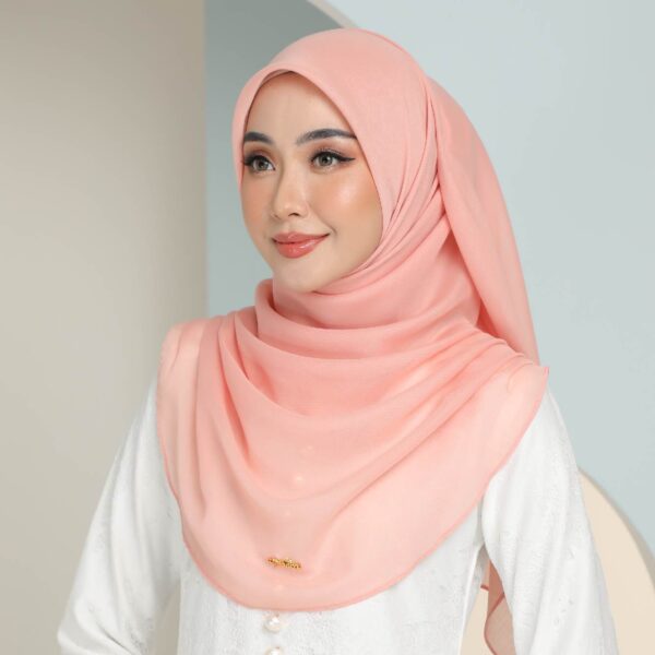RANIA Bawal Voile Bride [45"] - Peach