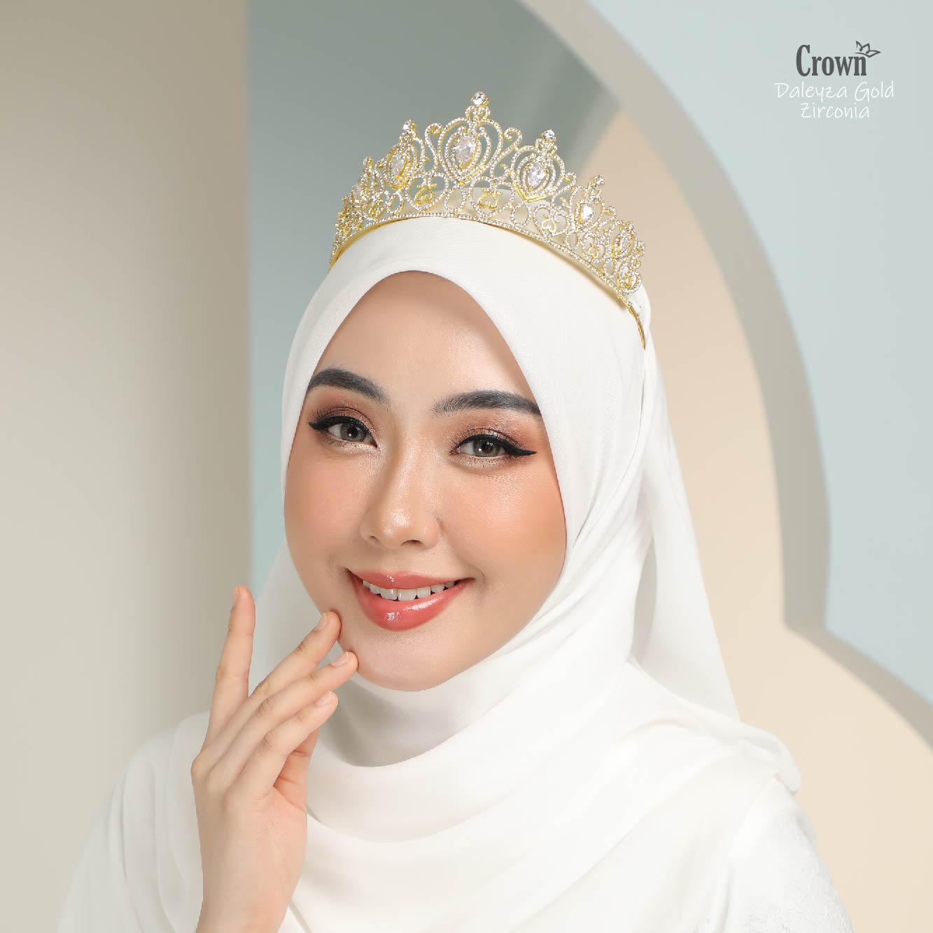 CROWN Bride - Daleyza Gold Zirconia - Image 6